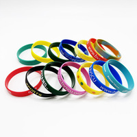 Bracelet en silicone personnalisé avec logo, design fin, en caoutchouc, étanche, style art populaire, promotionnel