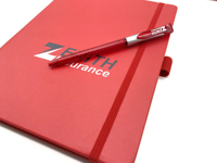 Usine Carnet imprimé personnalisé pas cher Sublimation Agenda Journal Planner Cahier à bande élastique avec stylo à bille