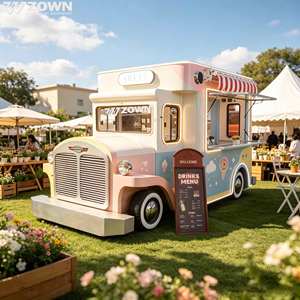Nouveauté : chariot alimentaire électrique mobile, kiosque alimentaire commercial entièrement équipé pour les foires, festivals et services de restauration en plein air - Product Image 1