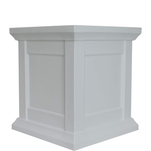 Colonne carrée romaine classique en PVC, accessoires de mariage, présentoir de chemin blanc pour banquets de mariage, décoration de socle, vente en gros - Product Image 1