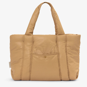 Bolso Tote Grande Personalizado con Logotipo, para <span class=keywords><strong>Mujer</strong></span>, Acolchado, con Cierre, Correa Ajustable para Llevar al Hombro o Cruzado - Product Image 1