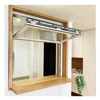 Système de fenêtre à persiennes coulissantes verticales modernes, à rupture de pont thermique, insonorisé et peu encombrant pour hôtels et petits appartements