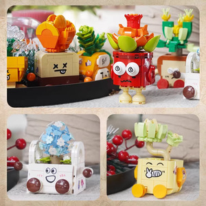 Set de Bloques de Suculentas Aromáticas al por Mayor, Adorable Decoración de Plantas Miniatura para Escritorio, Regalo DIY de Adorno Perfumado en Maceta para Hogar y Oficina - Product Image 5