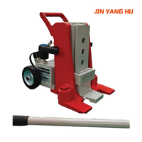 Cric hydraulique à griffes JYH 6T 10T 15T 20T pour levage lourd, outil de levage industriel avec roues