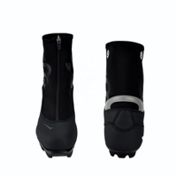 Bottes de ski à roulettes imperméables haut de gamme BS pour hommes et femmes - Noir Taille 30-47 - Sports de neige et de glace