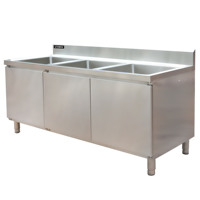 Équipement durable de cuisine d'acier inoxydable d'utilisation de restaurant commercial facile à nettoyer conception antirouille d'Undersink de piscine de bassin d'Inox