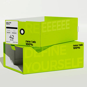 Tùy chỉnh hộp giày sóng, hộp phong cách ngăn kéo, tùy chỉnh dày vật liệu thân thiện với môi trường in ấn - Product Image 3