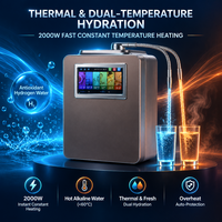 Mesin Ionizer Air Alkali 6 Mode Air untuk Memasak, Membuat Teh, Membersihkan Susu Formula Bayi, Pemurni Air Kaya Hidrogen pH 2.8-11.2