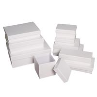 Boîte à chapeau en carton rigide recyclable avec couvercle et base, finition mate de luxe personnalisée Omet, pour emballage cadeau et artisanat