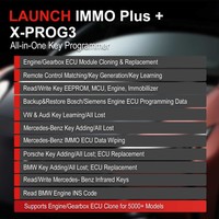 Programador de Llaves Launch X431 IMMO Plus 3 en 1, Versión Global, con Funciones de Clonación IMMO y Diagnóstico, Lanzamiento 2026