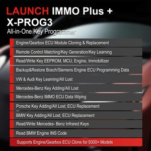 Programador de Llaves Launch X431 <span class=keywords><strong>IMMO</strong></span> Plus 3 en 1, Versión <span class=keywords><strong>Global</strong></span>, con Funciones de Clonación <span class=keywords><strong>IMMO</strong></span> y Diagnóstico, Lanzamiento 2026 - Product Image 6