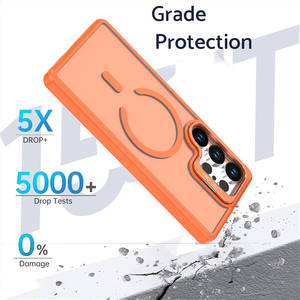 Étui de protection magnétique anti-chute pour <span class=keywords><strong>Samsung</strong></span> Galaxy S25 Edge avec support d'objectif givré pour <span class=keywords><strong>Samsung</strong></span> S26 Ultra - Product Image 3