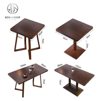 Canapé de style classique de haute qualité pour café, hôtel, restaurant, tables et chaises en bois, mobilier de restaurant