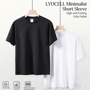 <span class=keywords><strong>Camicia</strong></span> Estiva da Uomo <span class=keywords><strong>a</strong></span> Mezza Manica in Lyocell 220 Grammi, Leggera e Traspirante, Tinta Unita, Personalizzabile all'Ingrosso - Product Image 2