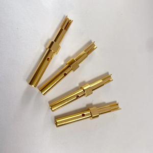 Conector de aguja de cobre Crown Spring chapado en oro de alta conductividad para instrumentos de belleza y máquinas láser de picosegundos - Product Image 2
