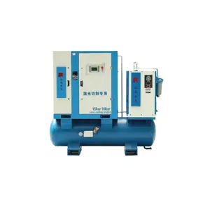 factory direct sale high pressure 15kw Permanent magnet inverter single-stage compressors Screw air Compressors 15kg 1.6Mpa