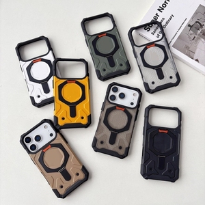 เคสโทรศัพท์มือถือคุณภาพสูง ยี่ห้อ UA ดีไซน์เนอร์ พร้อมขาตั้งแม่เหล็ก สำหรับ 17 Air 16 15 pro max ป้องกันแรงกระแทก พร้อมฝาครอบแบบเกราะ - Product Image 1