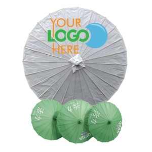 Personnalisation DIY <span class=keywords><strong>Dessin</strong></span> fait main blanc uni mariage chinois parapluie en papier Parasols en papier - Product Image 4