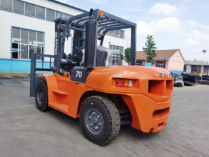 सुरक्षित उच्च लोड क्षमता <span class=keywords><strong>7</strong></span> टन फोर्कलिफ्ट जापानी डीजल इंजन ऑटोमैटिक ट्रांसमिशन के साथ - Product Image 5