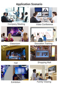 Tableau interactif intelligent ZDHQ 98-115 pouces 4K multi-touch pour entraîneur de football, réunions tactiques, système Android – Vente Flash - Product Image 5