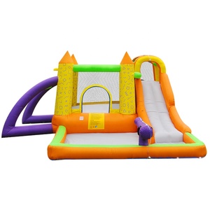 Gran Venta de <span class=keywords><strong>castillo</strong></span> inflable para exteriores/interiores para niños tobogán de múltiples funciones que proporciona agua horas Casa de rebote trampolín - Product Image 3