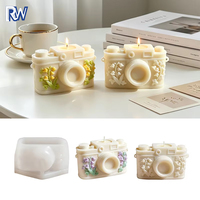 Moule en silicone 3D motif campanule pour bougie, diffuseur de parfum DIY, figurine en plâtre