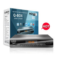 Décodeur Android 15 Quad Core Amlogic S905W en gros, Récepteur HD 1080P H264 DVB-T2 Wi-Fi pour Boîtier Décodeur Ethernet Q-Box