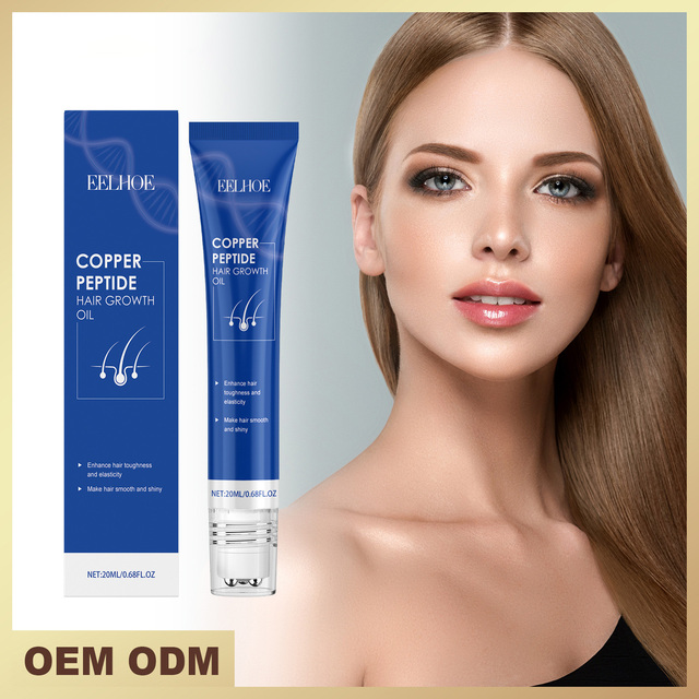 Private Label Natural Organic Copper Peptide Extract Hair Essence Oil Moisturizing Hair Repairing Promoting Regrowth Hair