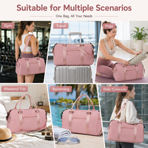 Bolsa <span class=keywords><strong>de</strong></span> Gimnasio Impermeable <span class=keywords><strong>de</strong></span> Gran Capacidad con Logotipo Personalizado, Bolsa <span class=keywords><strong>de</strong></span> Viaje Deportiva Resistente con Compartimento para Zapatos para Hombres y Mujeres - Product Image 5