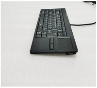 Mesin Kontrol Numerik Komputer Industri Keyboard Touchpad Mini Terintegrasi Mouse USB 3.0 Plastik Baru Desktop Hitam USB/PS2