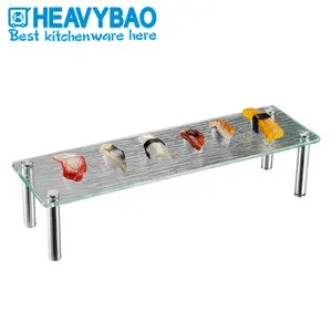 Heavybao Hot Sale Hotel Restoran Modern Prasmanan Akrilik Makanan Display Stand