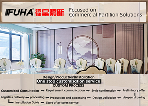 Hiện đại âm thanh không gian airwall Bảng điều chỉnh chia có thể điều chỉnh trượt gấp cửa ra vào cho văn phòng biệt thự trường đa năng phòng phân vùng - Product Image 2