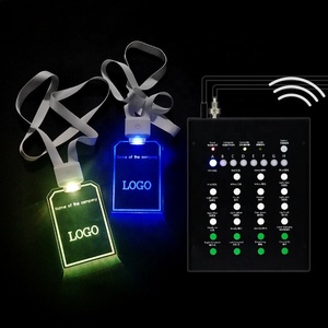 Vente chaude en gros de nouveaux rassemblements créatifs logo DMX personnalisé dans le noir veilleuse télécommande LED lanière - Product Image 1