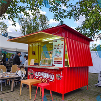 Remorque de snack en forme de radio Offre Spéciale Design de bar à café à la mode à vendre pour restaurants caravanes bus usage commercial