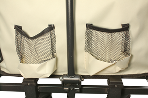 Gấp gọn tiện ích xe đẩy toa xe giỏ hàng dã ngoại ngoài trời cắm trại CuộN container mua sắm lưu trữ tự động bốn bánh - Product Image 4