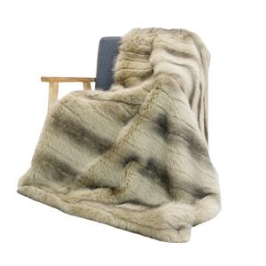 Hot Bán sofa sang trọng ghế Jacquard toca <span class=keywords><strong>Faux</strong></span> lông ném chăn cho mùa đông - Product Image 2