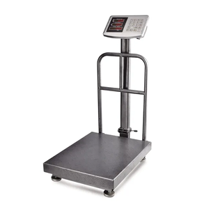 Veidt Weighing TCS-KR 300kg 40*50cm Stainless Steel Double Dial <b>Mechanical</b> Platform <b>Scale</b> Luggage Kitchen Weigh Guard Rail TCS-K - Product Image 1