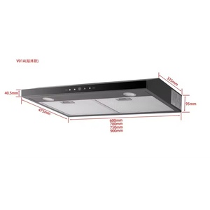 Campana Extractora Ultrafina Integrada <span class=keywords><strong>de</strong></span> Acero Inoxidable <span class=keywords><strong>para</strong></span> <span class=keywords><strong>Cocina</strong></span>, <span class=keywords><strong>Extractor</strong></span> <span class=keywords><strong>de</strong></span> <span class=keywords><strong>Humo</strong></span> <span class=keywords><strong>para</strong></span> Uso Doméstico - Product Image 2