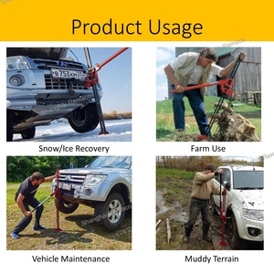 Equipo de Rescate 4x4 al por Mayor, Gato Hidráulico de 48'' 60'' Farmer's Top 1M con Brazo de Acero, Gato Hidráulico para Escalada Todoterreno, Gato Hidráulico para Automóvil de 3T - Product Image 3