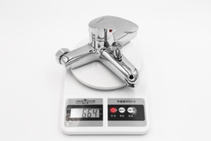 Nuovo Rubinetto <span class=keywords><strong>Miscelatore</strong></span> Monocomando da Parete in Ceramica <span class=keywords><strong>con</strong></span> Valvola in Zinco per Doccia Acqua Calda/Fredda per Bagno - Product Image 3