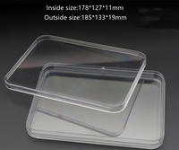 Boîte de Collection Numismatique pour 3 Pièces Rectangle Porte 4 Pièces Acrylique Vitrine Commémoration