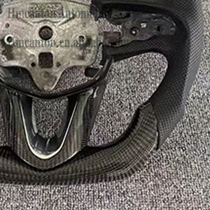 Volante de Fibra de Carbono Perforada y Cuero para Cadillac CT4 CT5, Modificación al por Mayor, ¡Gran Oferta! - Product Image 4