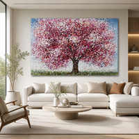 Peinture à l'huile abstraite moderne en feuille d'or, faite à la main, texture 3D, toile, art mural pour la décoration d'hôtels de luxe