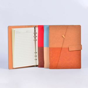 Nuevo Cuaderno de Regalo con Diseño de Hebilla de Cuero PU, 100 Hojas Impresas, Multicolor Opcional, para Uso Escolar y de Oficina - Product Image 4