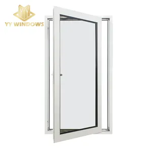 YY окна и двери AS2047 б/у офисное стекло интерьер для небольших помещений современный вход створные двери