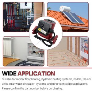 Bomba Circuladora Minjiang Ups43-100f 115V 1/3 Hp 65 Gpm 30 Ft Hierro Fundido para Reemplazo de Sistemas Hidrónicos - Product Image 5