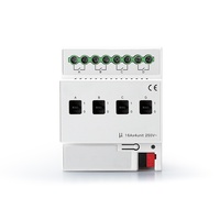 Module d'interrupteur intelligent KNX/EIB 4 canaux 16A à prix d'usine pour hôtels, système de maison intelligente KNX