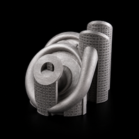 Cuerpo de Válvula Aeroespacial Multipuerto de Metal Impreso en 3D con Canales de Flujo Internos Complejos