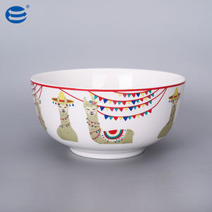 Excelentes Juegos de Vajilla Personalizados con un Lindo Diseño de <span class=keywords><strong>Alpaca</strong></span>, Juego de Desayuno Infantil de Porcelana Súper Blanca, Estilo Occidental Minimalista - Product Image 2