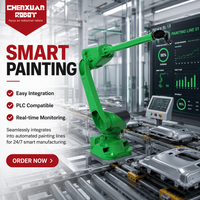 Robot 6 axes à longue portée pour la peinture en aérosol automatisée Puissance 1 kW Tension 380 V